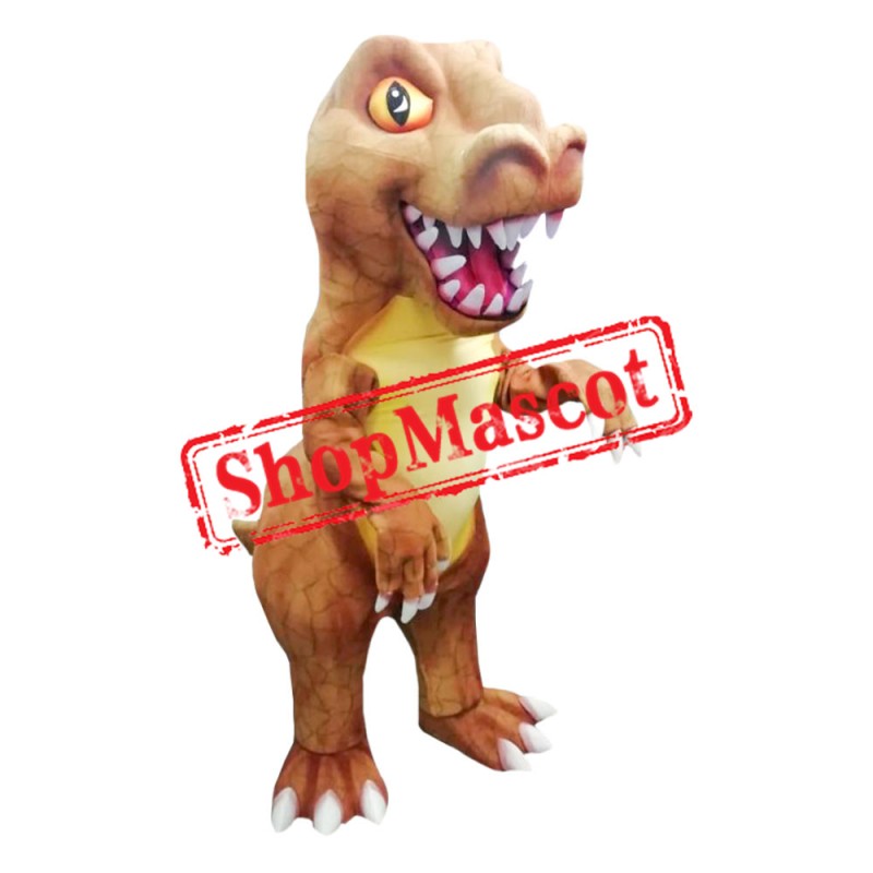 T Rex Brown Mascot Costume