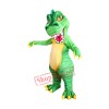 T Rex Green Mascot Costume