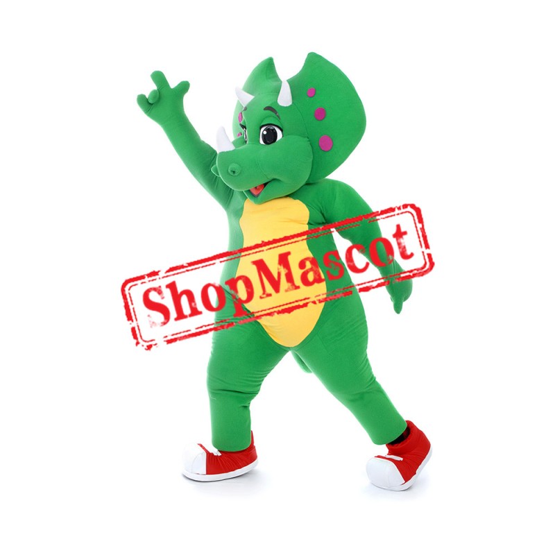 Green Rhinoceros Mascot Costume