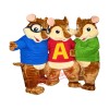 Blue Chipmunk Mascot Costume