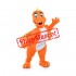 Orange Girl Dragon Mascot Costume