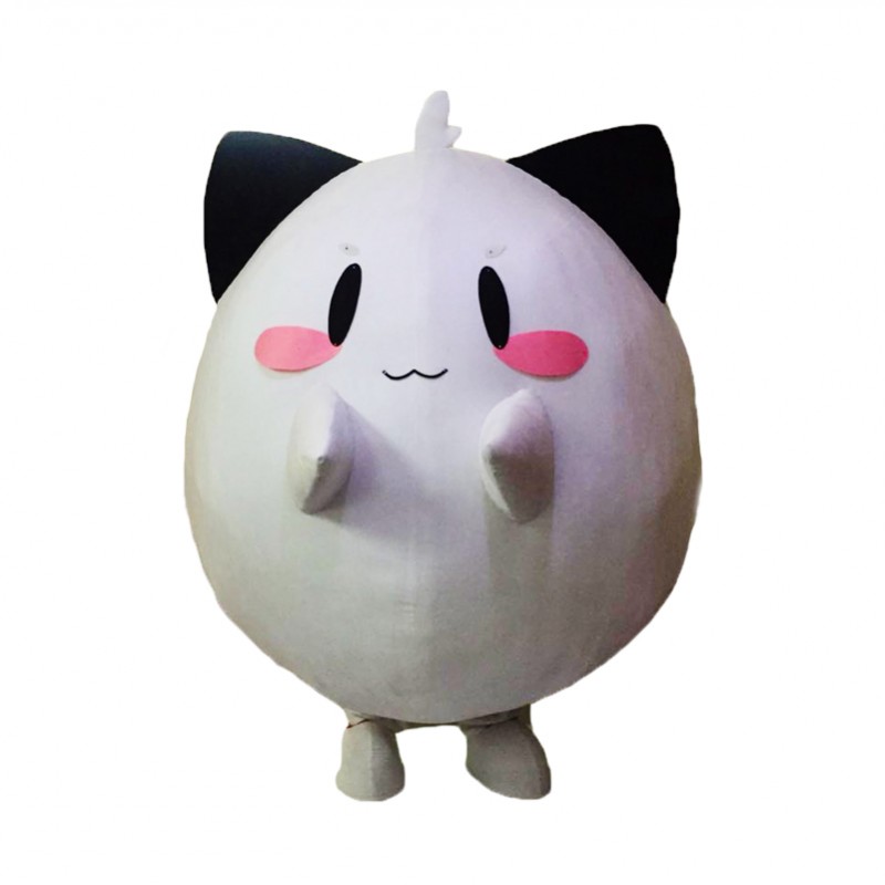 White Ball Mascot Costumes Free Shipping
