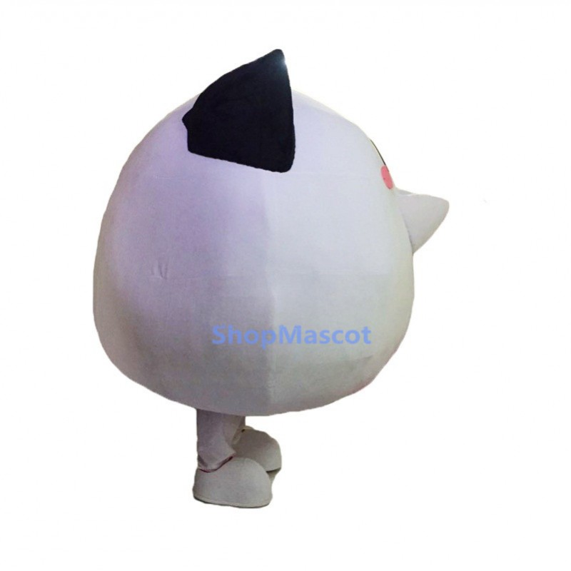 White Ball Mascot Costumes Free Shipping