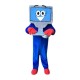Blue Computer Mascot Costumes Free Shipping