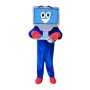 Blue Computer Mascot Costumes Free Shipping