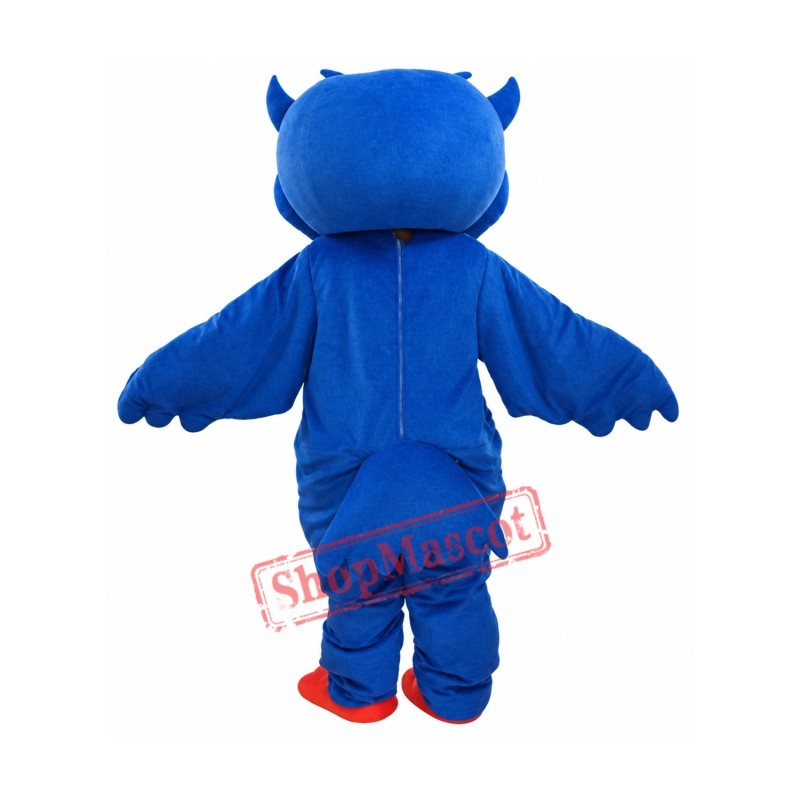 Blue Owl Mascot Costumes Free Shipping