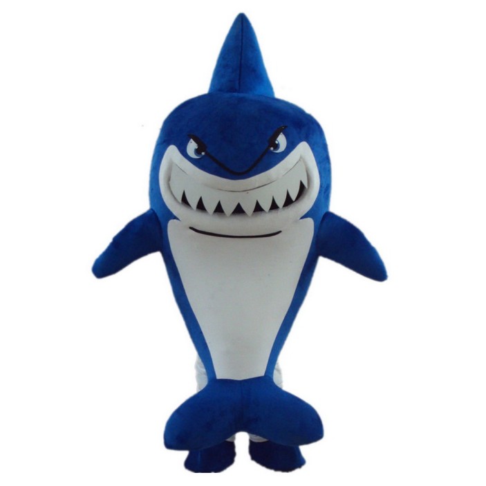 Blue Shark Mascot Costumes Free Shipping