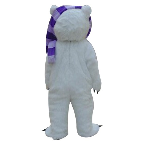 White Beggar Bear Mascot Costumes Free Shipping