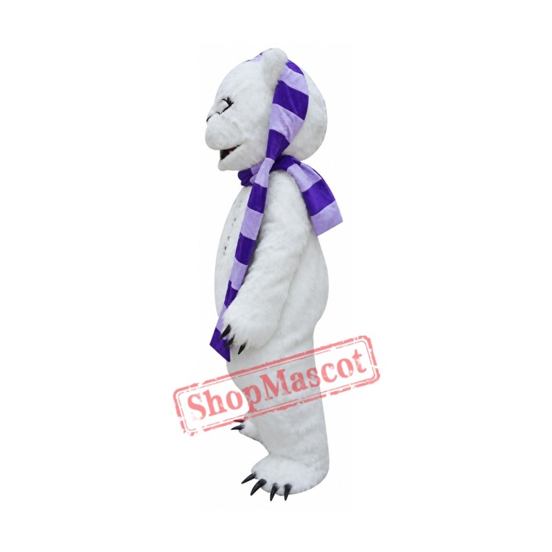 White Beggar Bear Mascot Costumes Free Shipping White Beggar Bear Mascot Costumes Free Shipping