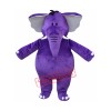 Purple Elephant Mascot Costumes Free Shipping