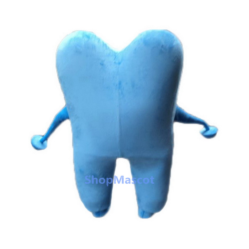 Blue Tooth Mascot Costumes Free Shipping