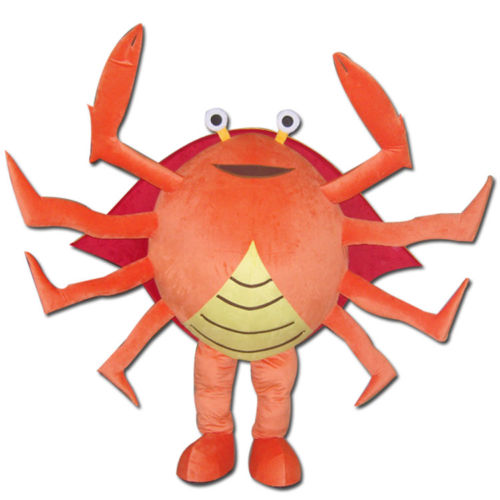 Hot Sale Orange Crab Mascot Costume 