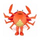 Hot Sale Orange Crab Mascot Costume 