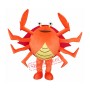 Hot Sale Orange Crab Mascot Costume 