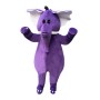 Purple Elephant Mascot Costume For Adults Christmas Halloween 