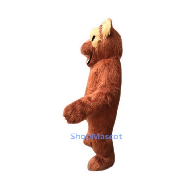 Brwon Wolverine Mascot Costume