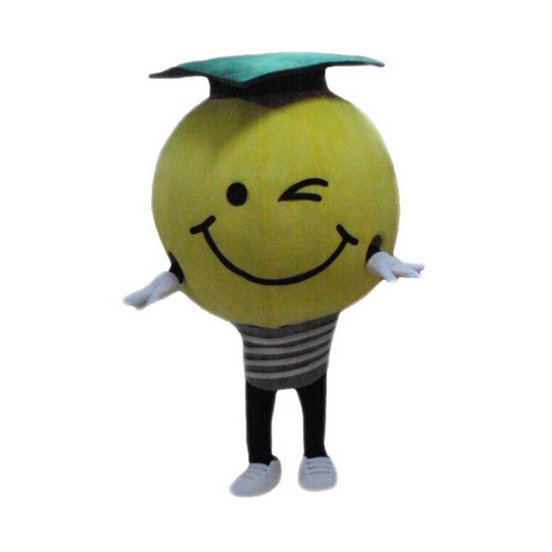 Light Bulb Mascot Costume Free Shipping