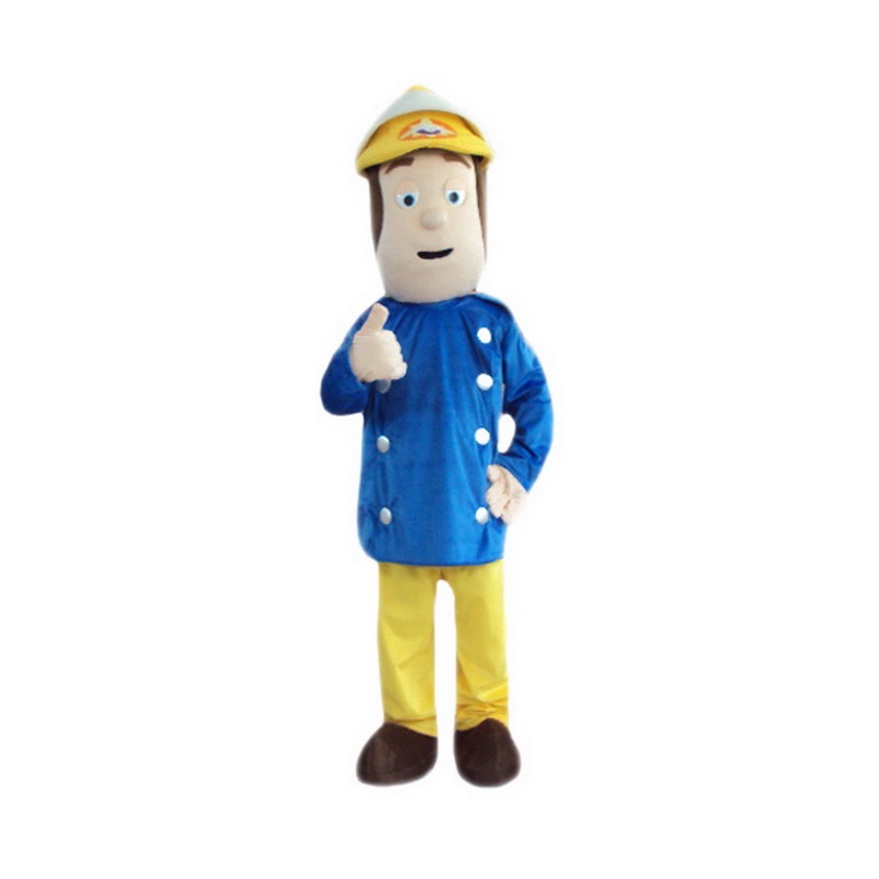 Firemen Mascot Costume Free Shipping