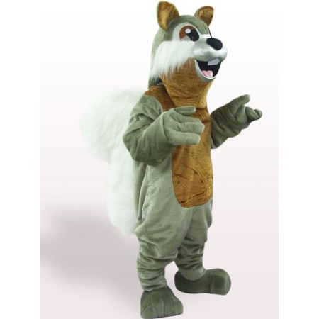 Dark Silver Squirrel Mascot Costume Free Shipping