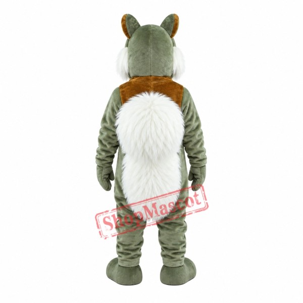 Dark Silver Squirrel Mascot Costume Free Shipping