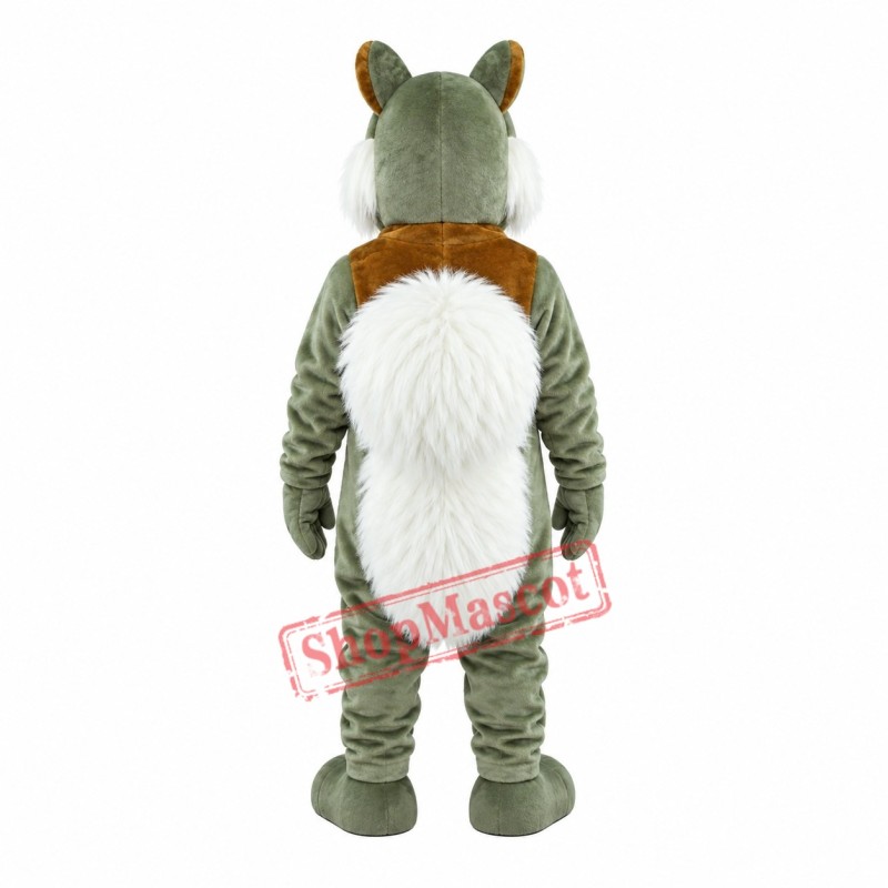 Dark Silver Squirrel Mascot Costume Free Shipping Dark Silver Squirrel Mascot Costume Free Shipping