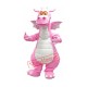Pink Dragon Mascot Costume Free Shipping Pink Dragon Mascot Costume Free Shipping
