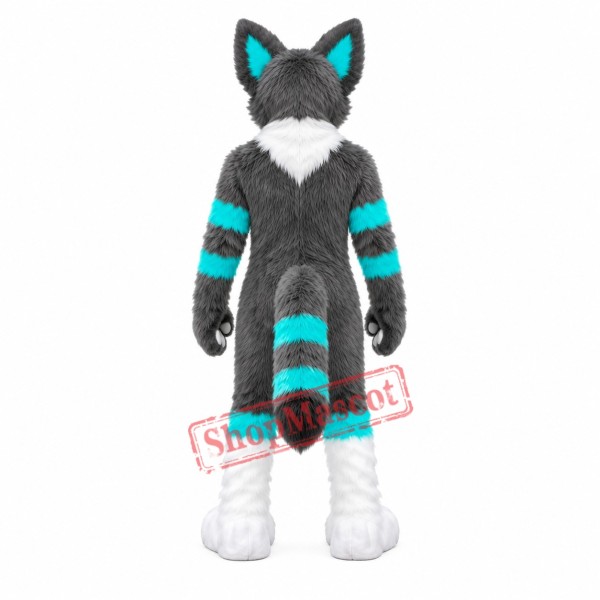 Gray & Blue Husky Mascot Costume Free Shipping Gray & Blue Husky Mascot Costume Free Shipping