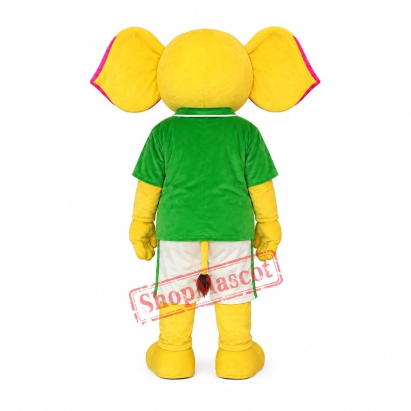 Yellow Elephant Mascot Costume Free Shipping Yellow Elephant Mascot Costume Free Shipping