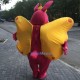 Butterfly Bunny Mascot Costume Free Shipping