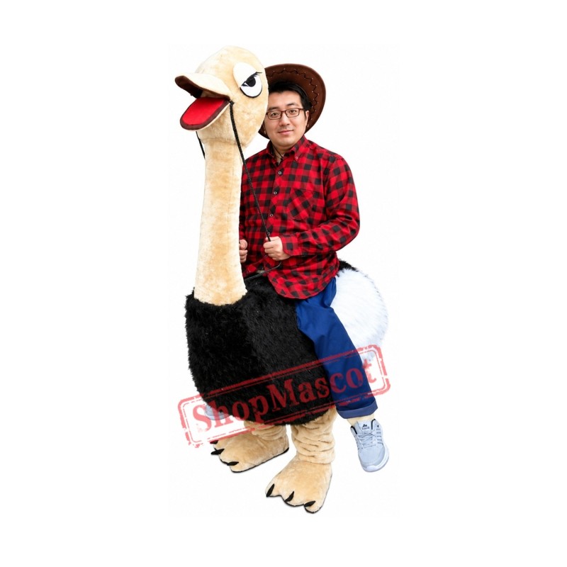 Riding an Ostrich Man Mascot Costume Free Shipping Riding an Ostrich Man Mascot Costume Free Shipping