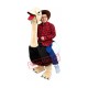 Riding an Ostrich Man Mascot Costume Free Shipping Riding an Ostrich Man Mascot Costume Free Shipping
