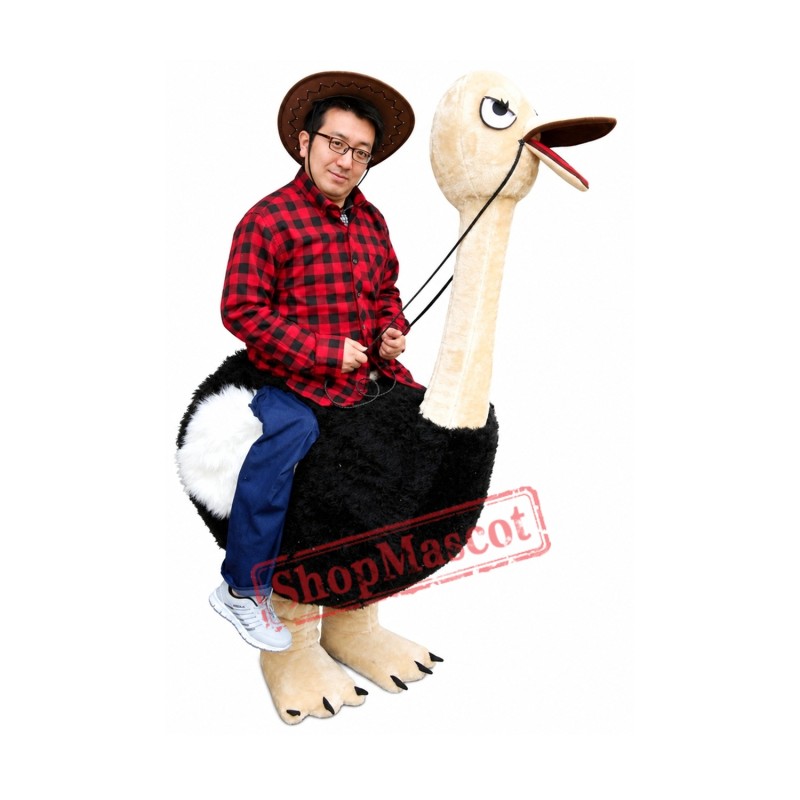 Riding an Ostrich Man Mascot Costume Free Shipping Riding an Ostrich Man Mascot Costume Free Shipping