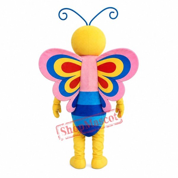 Butterfly Colorful Mascot Costume Butterfly Colorful Mascot Costume