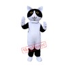 Black White Cat Mascot Costume
