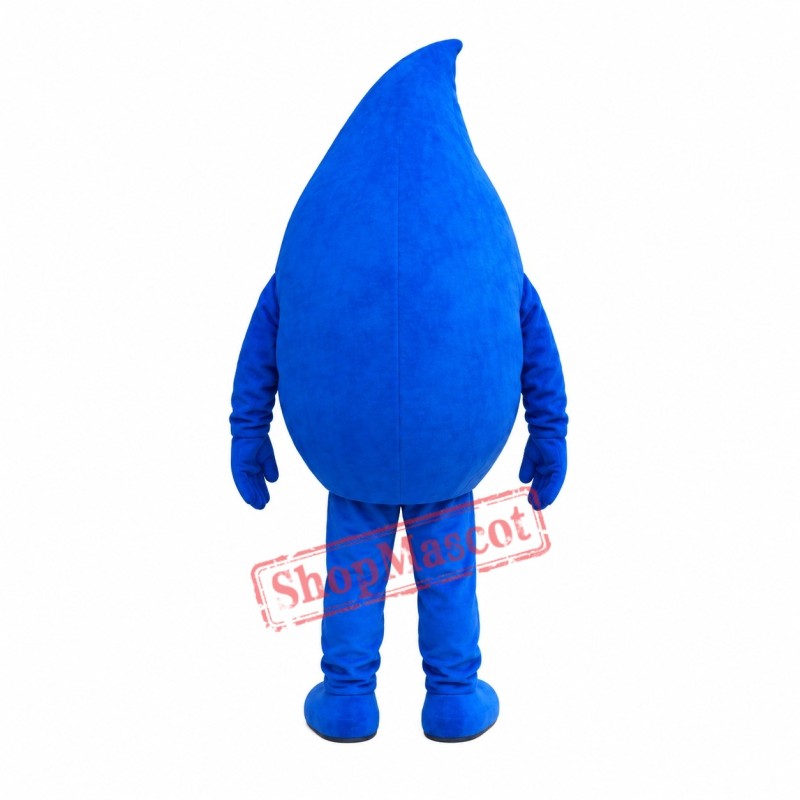  Blue Water Droplets Mascot Costume Free Shipping