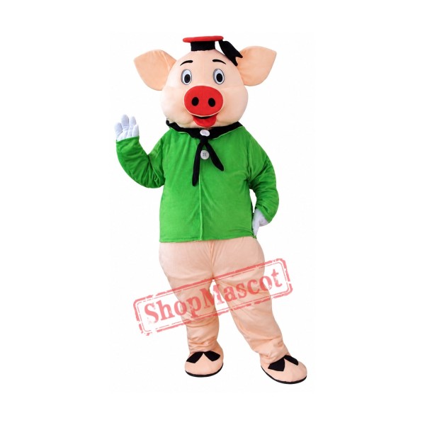 Green Pig Mascot Costume Free Shipping Green Pig Mascot Costume Free Shipping