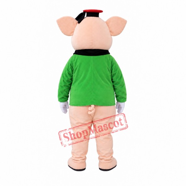 Green Pig Mascot Costume Free Shipping Green Pig Mascot Costume Free Shipping
