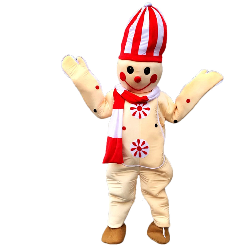 Cute Snowman Mascot Costume For Christmas