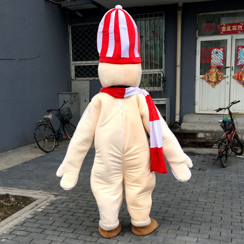 Cute Snowman Mascot Costume For Christmas