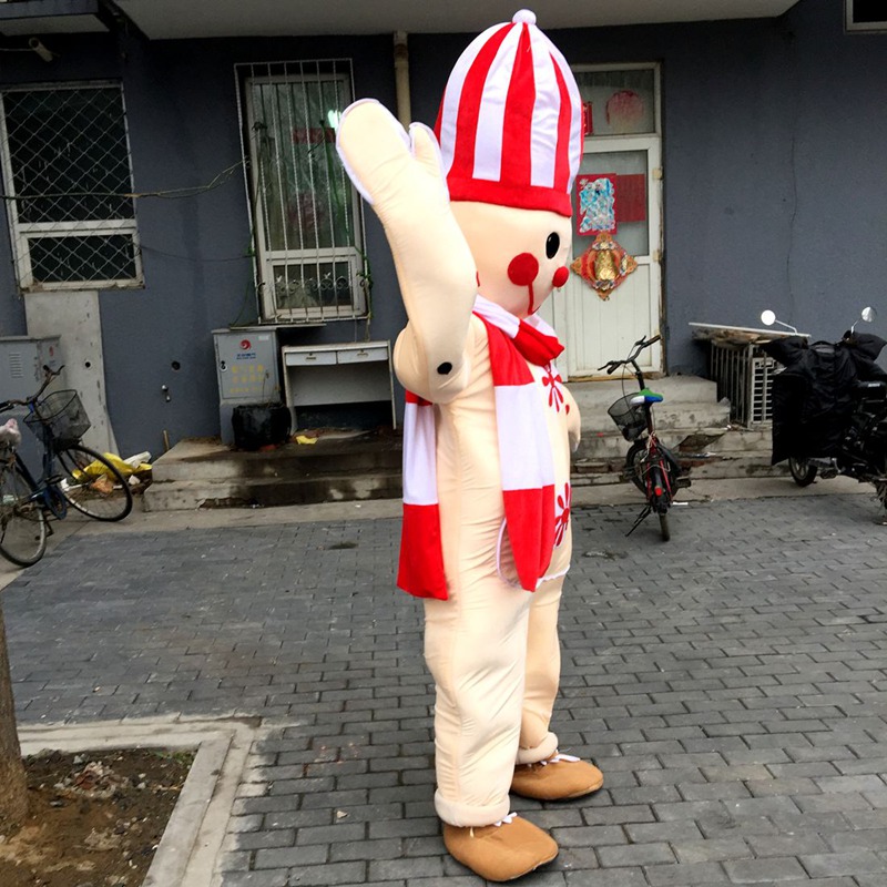Cute Snowman Mascot Costume For Christmas