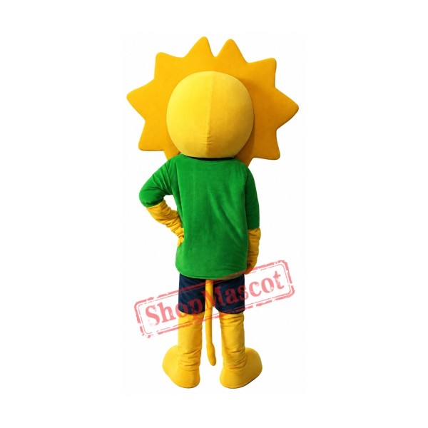 Sunshine Flower Lion Mascot Costume Free Shipping