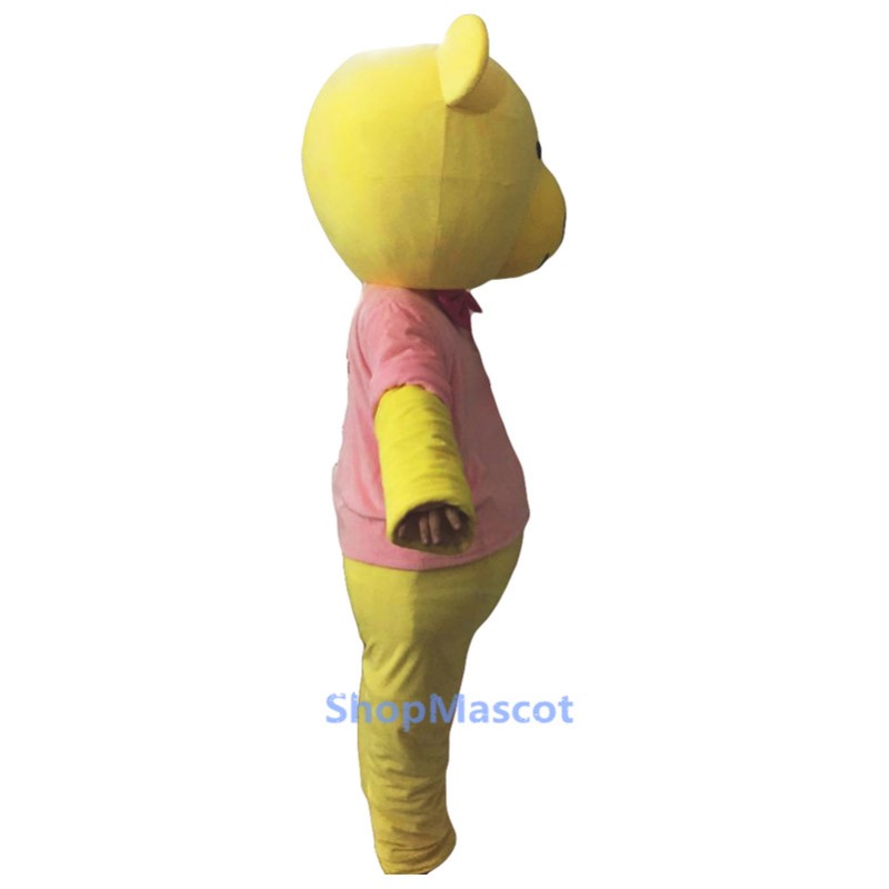 Yellow Bear Mascot Costume Free Shipping