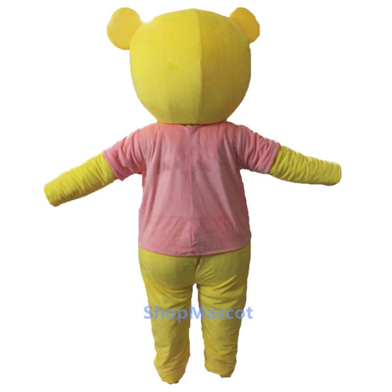 Yellow Bear Mascot Costume Free Shipping