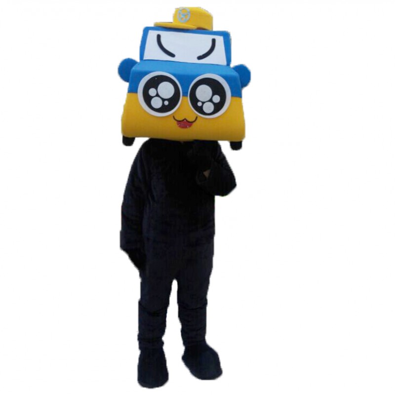 Taxi Car Mascot Costume Free Shipping