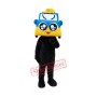 Taxi Car Mascot Costume Free Shipping