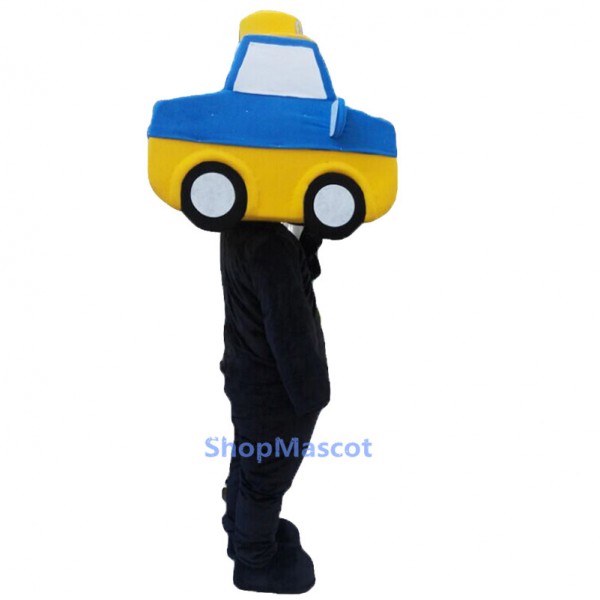 Taxi Car Mascot Costume Free Shipping