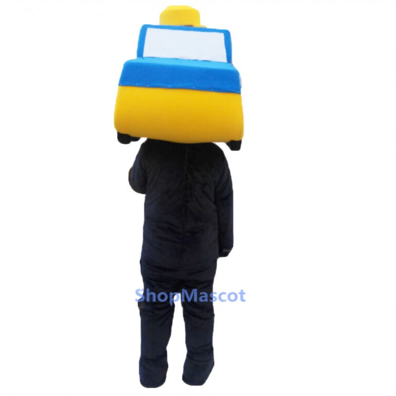 Taxi Car Mascot Costume Free Shipping