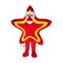 Red Star Mascot Costume Free Shipping