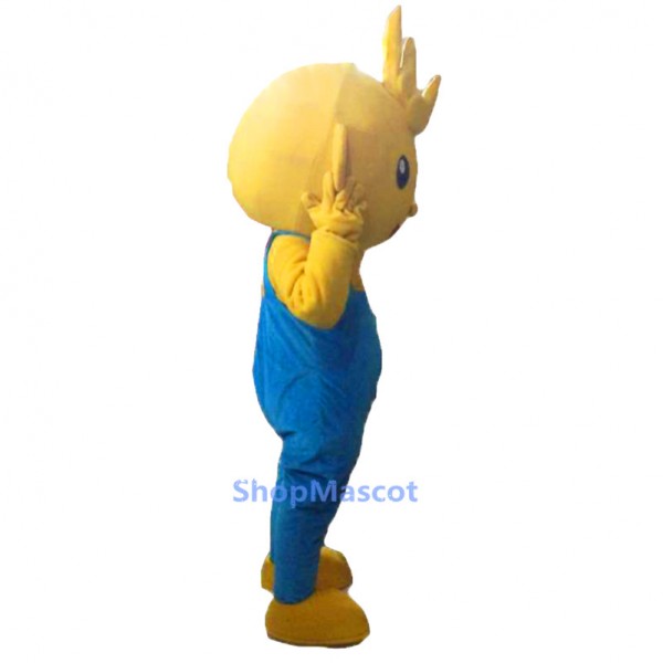 Long Hair Boy Mascot Costumes Cosplay Free Shipping 