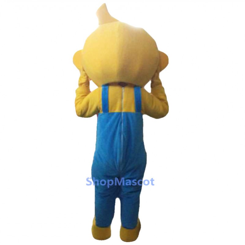 Long Hair Boy Mascot Costumes Cosplay Free Shipping 